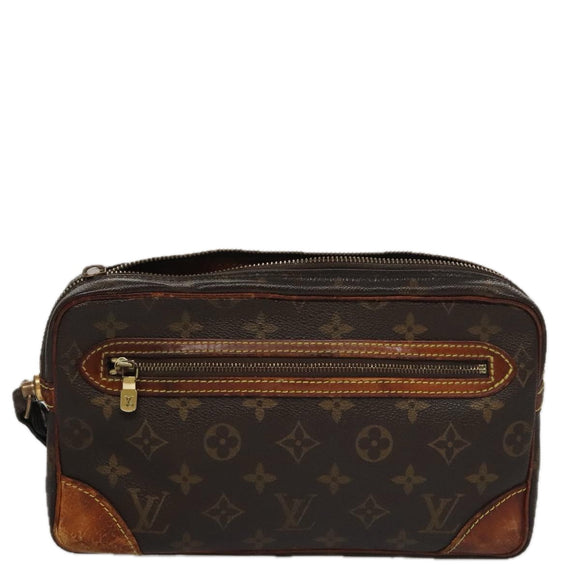 LOUIS VUITTON Monogram Marly Dragonne GM Clutch Bag M51825 LV Auth 107129