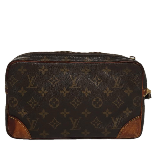 LOUIS VUITTON Monogram Marly Dragonne GM Clutch Bag M51825 LV Auth 107129