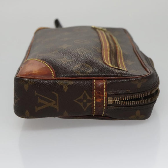 LOUIS VUITTON Monogram Marly Dragonne GM Clutch Bag M51825 LV Auth 107129