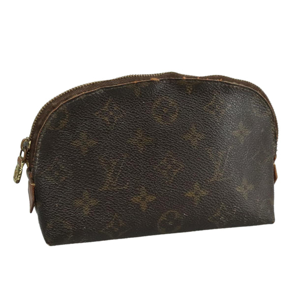 LOUIS VUITTON Monogram Pochette Cosmetic PM Cosmetic Pouch M47515 LV Auth 107201