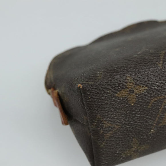 LOUIS VUITTON Monogram Pochette Cosmetic PM Cosmetic Pouch M47515 LV Auth 107201