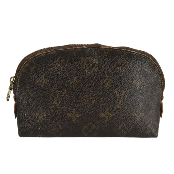 LOUIS VUITTON Monogram Pochette Cosmetic PM Cosmetic Pouch M47515 LV Auth 107201