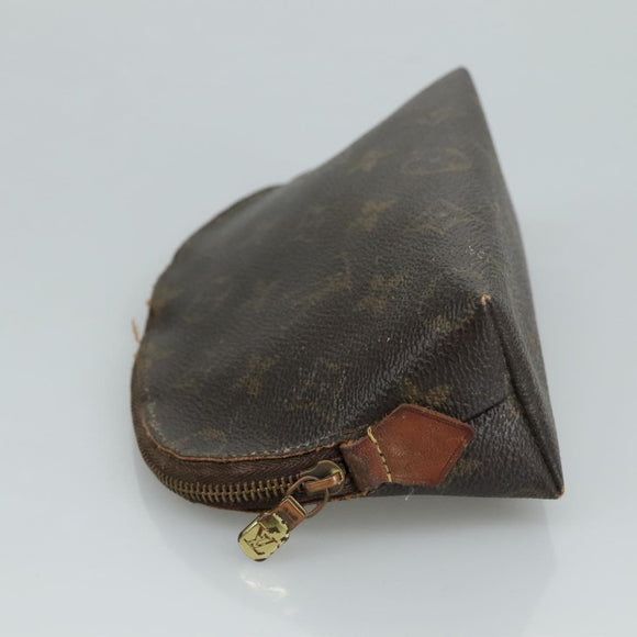 LOUIS VUITTON Monogram Pochette Cosmetic PM Cosmetic Pouch M47515 LV Auth 107201