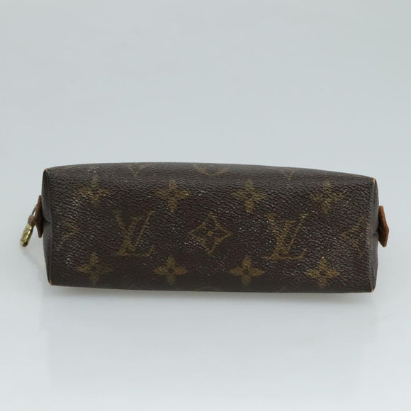 LOUIS VUITTON Monogram Pochette Cosmetic PM Cosmetic Pouch M47515 LV Auth 107201