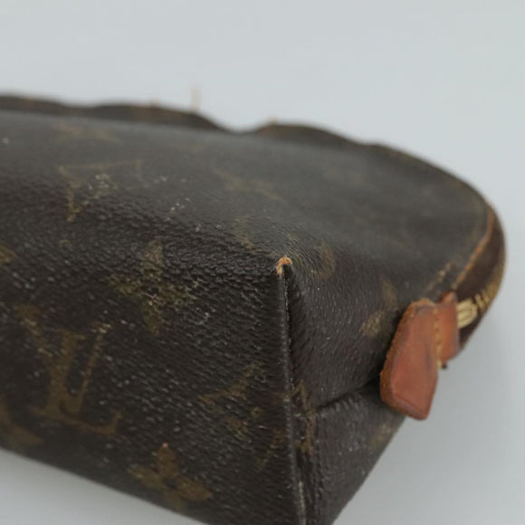 LOUIS VUITTON Monogram Pochette Cosmetic PM Cosmetic Pouch M47515 LV Auth 107201