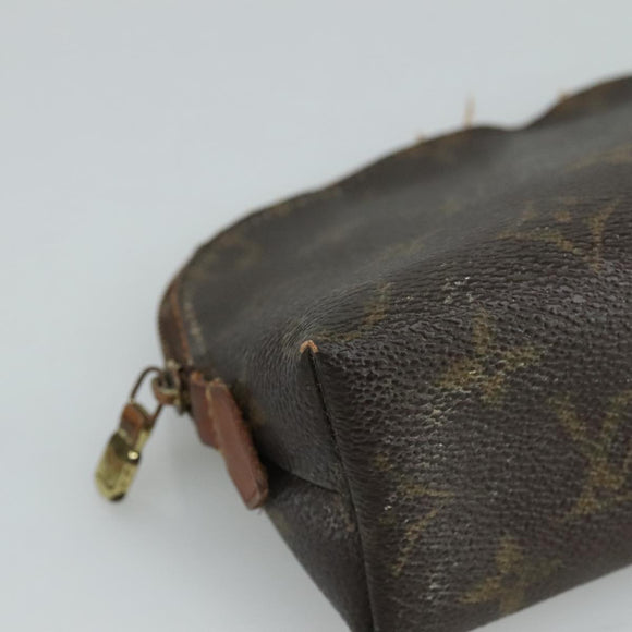 LOUIS VUITTON Monogram Pochette Cosmetic PM Cosmetic Pouch M47515 LV Auth 107201