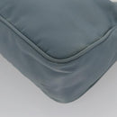 PRADA Accessory Pouch Nylon Light Blue Auth 107212-13
