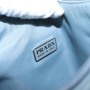 PRADA Accessory Pouch Nylon Light Blue Auth 107212-16