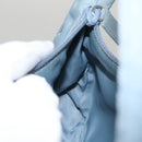 PRADA Accessory Pouch Nylon Light Blue Auth 107212-18