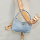 PRADA Accessory Pouch Nylon Light Blue Auth 107212-21
