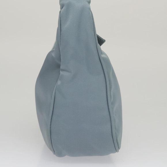PRADA Accessory Pouch Nylon Light Blue Auth 107212