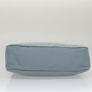 PRADA Accessory Pouch Nylon Light Blue Auth 107212-9