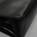 Salvatore Ferragamo Hand Bag Enamel Black Auth 107226-9