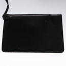Salvatore Ferragamo Hand Bag Enamel Black Auth 107226-20