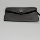 Salvatore Ferragamo Hand Bag Enamel Black Auth 107226-23