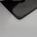 Salvatore Ferragamo Hand Bag Enamel Black Auth 107226-24