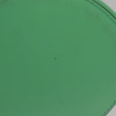 Salvatore Ferragamo Gancini Shoulder Bag Leather Green Silver Auth 107228AV-18