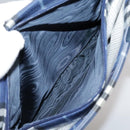 Burberrys Nova Check Hand Bag Canvas Blue Auth 107242-12