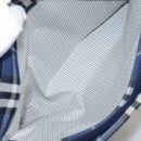 Burberrys Nova Check Hand Bag Canvas Blue Auth 107242-20