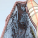 Burberrys Nova Check Shoulder Bag PVC Beige Auth 107273-20