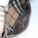 Burberrys Nova Check Shoulder Bag PVC Beige Auth 107273-12