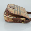 Burberrys Nova Check Shoulder Bag PVC Beige Auth 107273-3