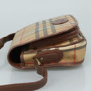 Burberrys Nova Check Shoulder Bag PVC Beige Auth 107273-4