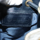 MCM Vicetos Logogram Shoulder Bag PVC Leather White Auth 107278-15