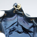 MCM Vicetos Logogram Shoulder Bag PVC Leather White Auth 107278-18