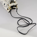 MCM Vicetos Logogram Shoulder Bag PVC Leather White Auth 107278-7