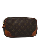 LOUIS VUITTON Monogram Marly Dragonne PM Clutch Bag M51827 LV Auth 107281-1