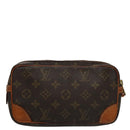 LOUIS VUITTON Monogram Marly Dragonne PM Clutch Bag M51827 LV Auth 107281-2