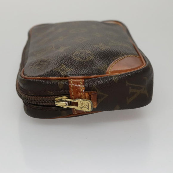 LOUIS VUITTON Monogram Marly Dragonne PM Clutch Bag M51827 LV Auth 107281