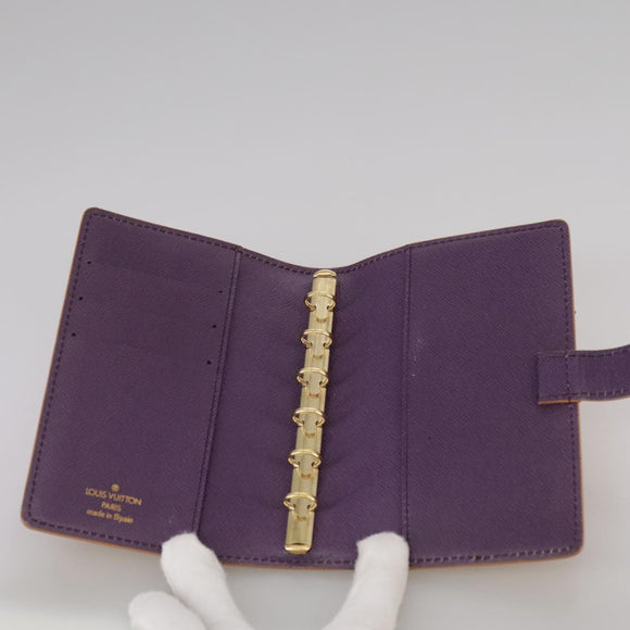 LOUIS VUITTON Epi Agenda PM Day Planner Cover Yellow R20059 LV Auth 107284