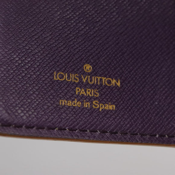 LOUIS VUITTON Epi Agenda PM Day Planner Cover Yellow R20059 LV Auth 107284