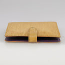 LOUIS VUITTON Epi Agenda PM Day Planner Cover Yellow R20059 LV Auth 107284-3