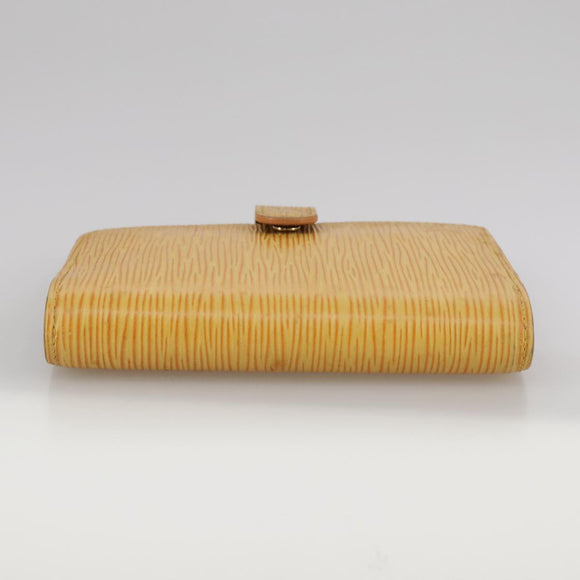 LOUIS VUITTON Epi Agenda PM Day Planner Cover Yellow R20059 LV Auth 107284