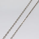 LOUIS VUITTON Pandanth Necklace Ag925 Silver M65364 LV Auth 107289-7