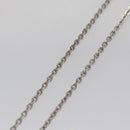 LOUIS VUITTON Pandanth Necklace Ag925 Silver M65364 LV Auth 107289-8