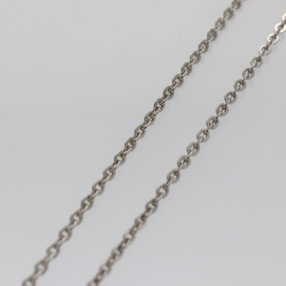 LOUIS VUITTON Pandanth Necklace Ag925 Silver M65364 LV Auth 107289