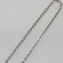 LOUIS VUITTON Pandanth Necklace Ag925 Silver M65364 LV Auth 107289-9