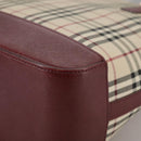 BURBERRY Nova Check Hand Bag Canvas Beige Auth 107370-16