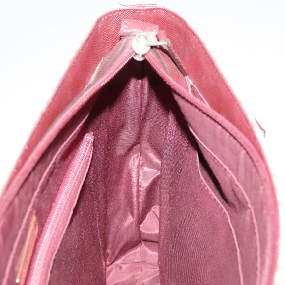 BURBERRY Nova Check Hand Bag Canvas Beige Auth 107370