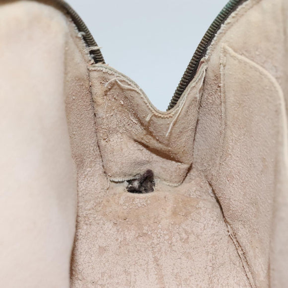 LOUIS VUITTON Monogram Trousse Demi Ronde Cosmetic Pouch M47520 LV Auth 107392