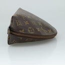 LOUIS VUITTON Monogram Trousse Demi Ronde Cosmetic Pouch M47520 LV Auth 107392-3