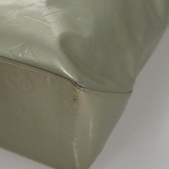 LOUIS VUITTON Monogram Vernis Reade MM Hand Bag Gris M91142 LV Auth 107397