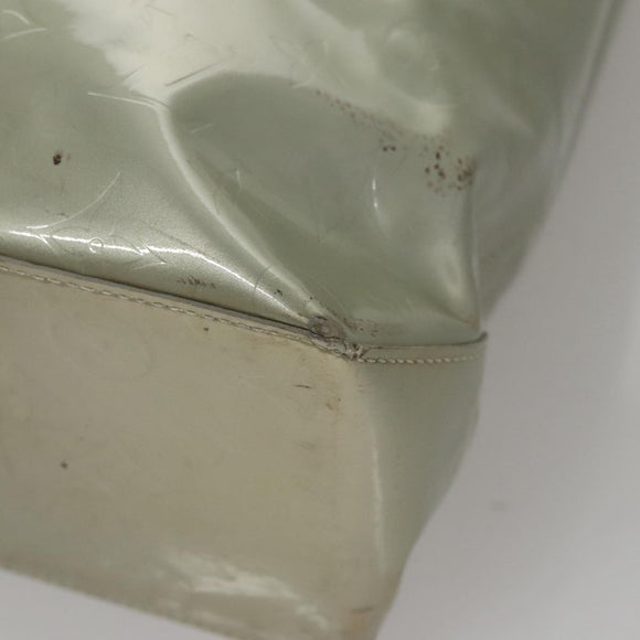 LOUIS VUITTON Monogram Vernis Reade MM Hand Bag Gris M91142 LV Auth 107397