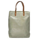 LOUIS VUITTON Monogram Vernis Reade MM Hand Bag Gris M91142 LV Auth 107397-13