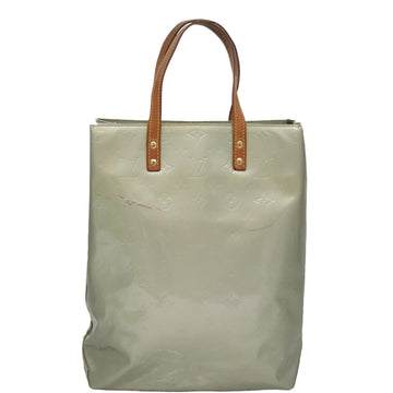 LOUIS VUITTON Monogram Vernis Reade MM Hand Bag Gris M91142 LV Auth 107397 - 0