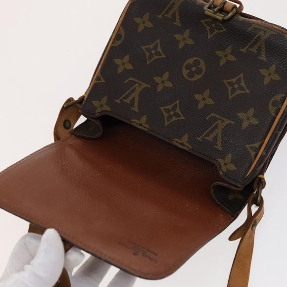 LOUIS VUITTON Monogram Cartouchiere PM Shoulder Bag M51254 LV Auth 107419